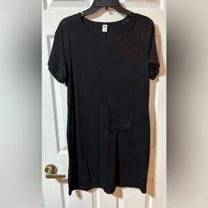 Classic Black T-Shirt Dress